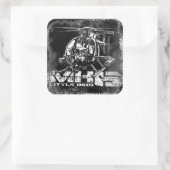 MH-6 Kleine Vogelvierkante Sticker (Tas)