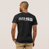 MH-6 Little Bird Mannen Basic Bella Canvas T-S T-shirt (Achterkant volledig)