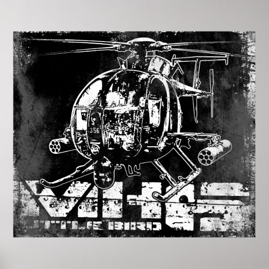 MH-6 Little Bird Poster (Voorkant)