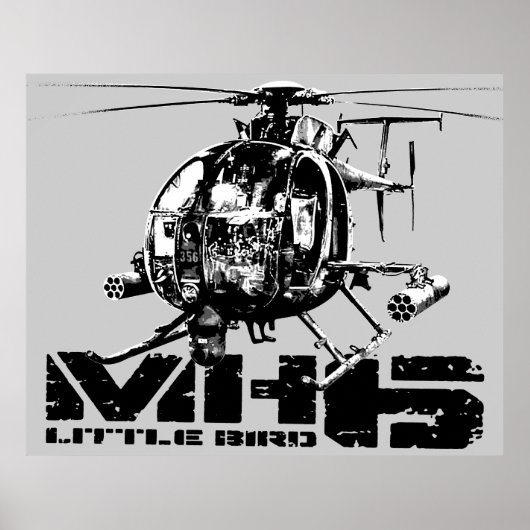 MH-6 Little Bird Poster (Voorkant)