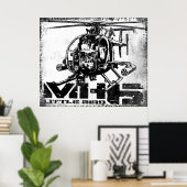MH-6 Petite affiche d'oiseaux (Bureau à domicile)