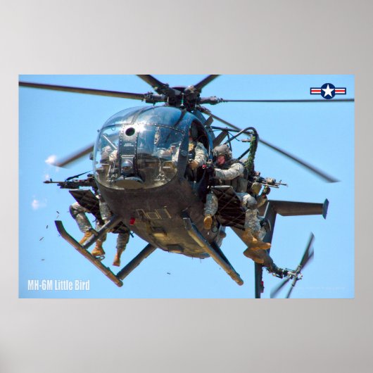 MH-6M LITTLE BIRD POSTER (Voorkant)
