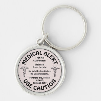 MH-BEVESTIGDE Button Sleutelhanger