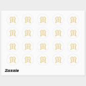 MH Monogram of HM Monogram Sticker (Vel)