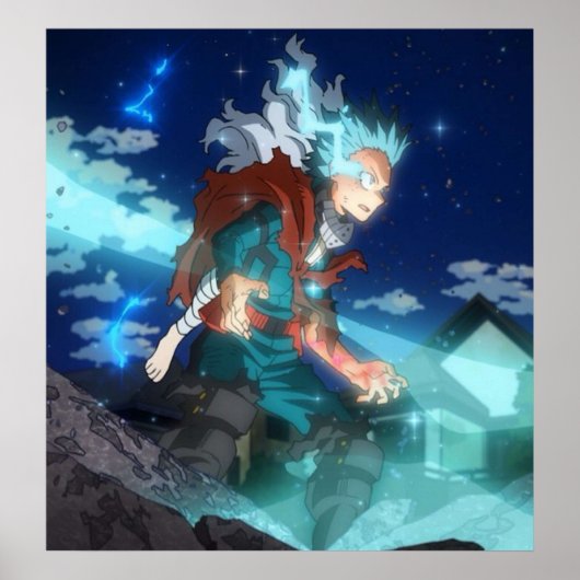 MHA Deku x Eri 100 Poster (Voorkant)