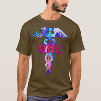 MHC Mental Health Counselor Caduceus herapist Psyc T-shirt