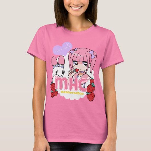 MHC strawberry milk T-shirt (Voorkant)