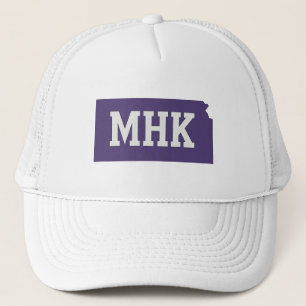 MHK Kansas Manhattan KS State Afkorting Trucker Pet
