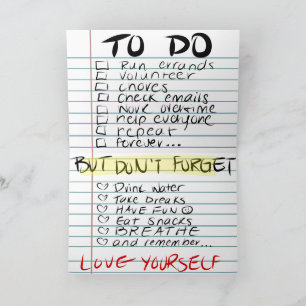 MHM - Self Love Kaart