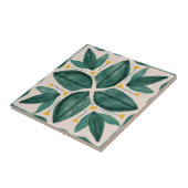 MHN Green en Yellow Tegel Collectie Tegeltje (Zijkant)