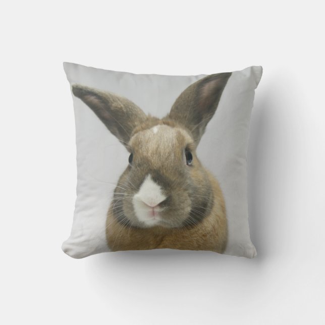 MHRR Honeybadger bunny konijnenwerg Kussen (Voorkant)