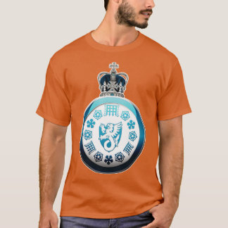 MI5 Militaire Inlichtingendienst Afdeling 5 Rounde T-shirt