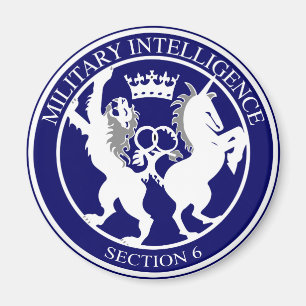 MI6 Logo Button Magneet