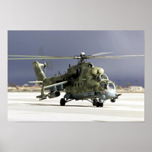 MI-24 Hind Poster (Voorkant)