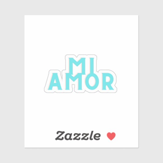 Mi Amor Sticker (Vel)