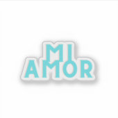 Mi Amor Sticker (Voorkant)
