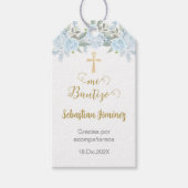 Mi Bautizo Dank u Cadeaulabel (Voorkant)