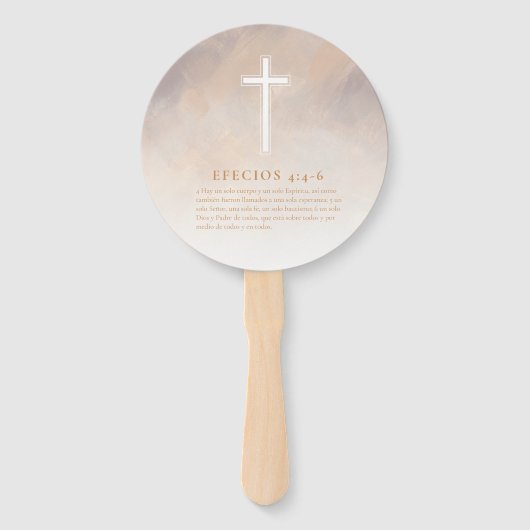 Mi Bautizo Recuerdo Abanicos de Mano Hand Fans Handwaaier (Achterkant)