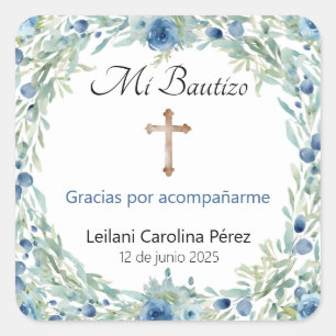 Mi Bautizo Stickers - Spaans doopsel Stickers