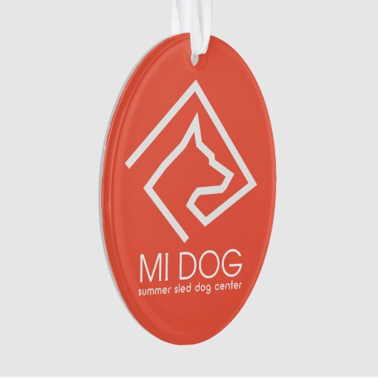 MI DOG kerstversiering Ornament (voorkant)