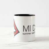 MI DOG-Mok Tweekleurige Koffiemok (Center)