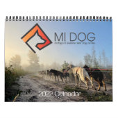 MI DOG Summer Sled Dog Center Calendrier (Protection)