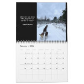 MI DOG Summer Sled Dog Center Calendrier (Feb 2026)