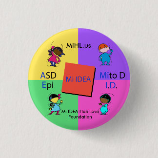 Mi IDEA HaS Love Foundation Logo Pin Ronde Button 3,2 Cm