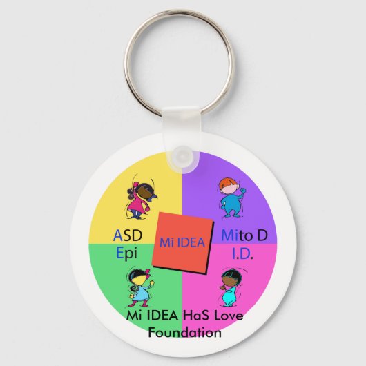 Mi IDEA HaS Love Foundation Sleutelhanger (Voorkant)