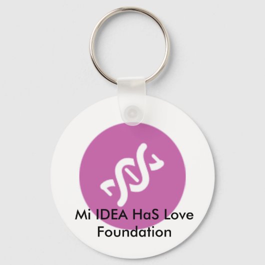 Mi IDEA HaS Love Foundation Sleutelhanger Roze (Voorkant)