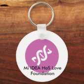 Mi IDEA HaS Love Foundation Sleutelhanger Roze (Voorkant)