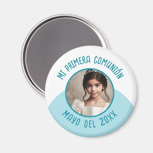 Mi primera comunión con foto recuerdo magneet (Voorkant / Achterkant)