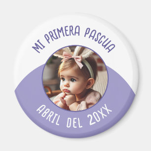 Mi Primera Pascua con Foto y Año Magneet