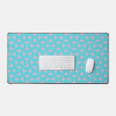 Mi-siècle Calme Pastel Bébé Bleu & Rose Formes (Clavier et souris)