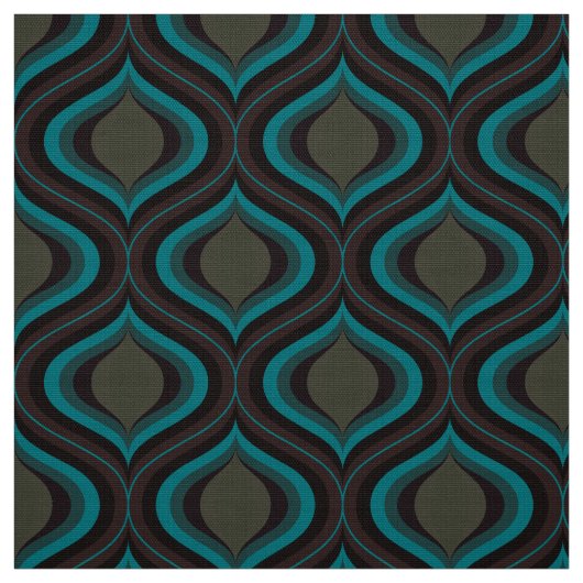 Mi-siècle Moderne 60s les années 70 tissu (Échantillon)