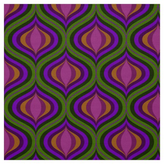 Mi-siècle Moderne 60s les années 70 tissu (Échantillon)
