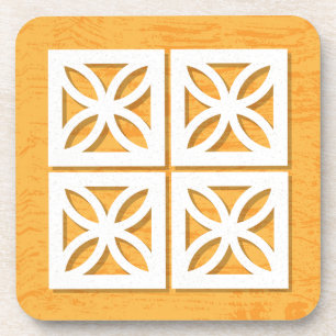 Mi-Siècle Moderne Blocs Breeze Dessous de verre Ja