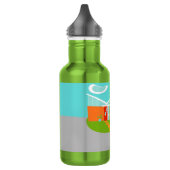 Mi-siècle moderne Cartoon House Bouteille d'eau (Gauche)