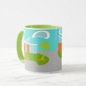 Mi-siècle moderne de la maison de dessin de Mug (Devant gauche)