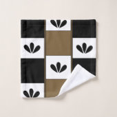 Mi-siècle moderne géométrique Abstraite (Gant de toilette)