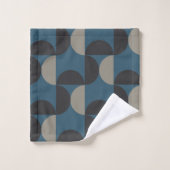 Mi-siècle moderne gris gris gris gris gris gris (Gant de toilette)