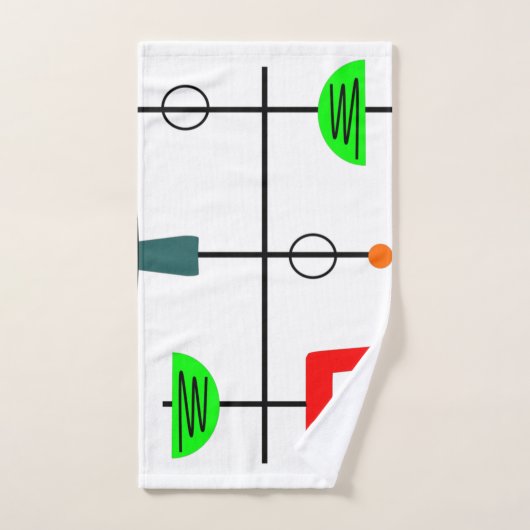 Mi-siècle moderne mobile (Serviette à main)