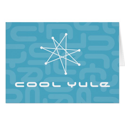 Mi-siècle moderne Noël atomique étoile de démarrag (Devant horizontal)