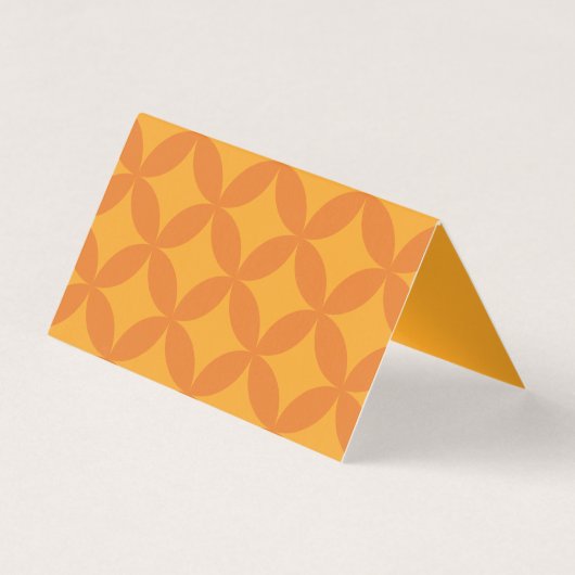 Mi-Siècle Moderne Rétro Minuscule Merci Cartes de  (Back)