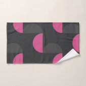 Mi-siècle moderne rose et gris (Serviette à main)