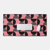 Mi-siècle moderne rose noir et gris (Clavier et souris)