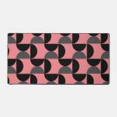 Mi-siècle moderne rose noir et gris (Recto)