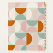 Mi-siècle moderne Sage Vert Blush Orange Motif (Dos)