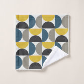 Mi-siècle moderne Turmer Gunmetal et bleu (Gant de toilette)