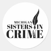 MI Sisters in Crime Sticker (Devant)